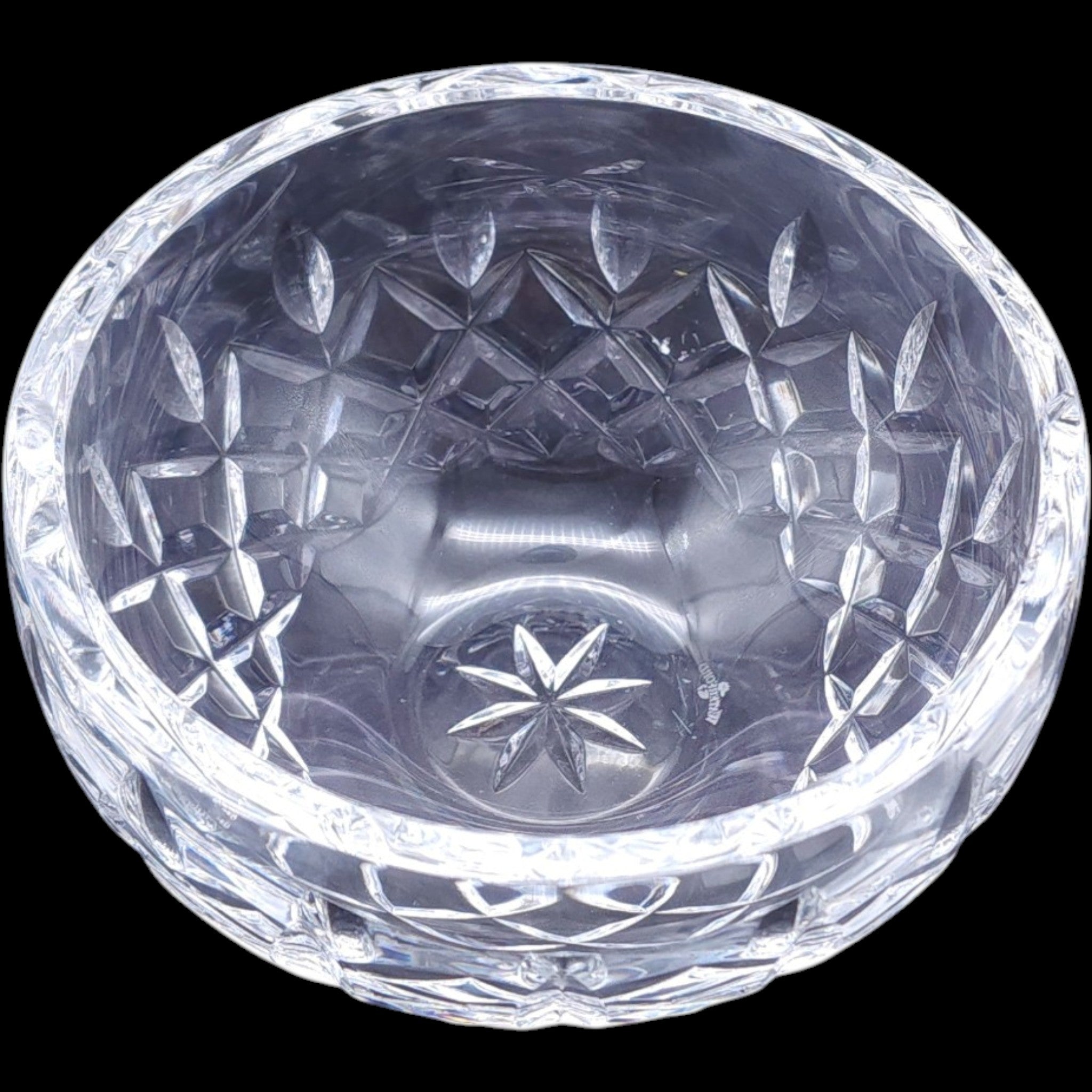 5" Waterford Crystal Kelsey Pattern Cut Glass Bowl