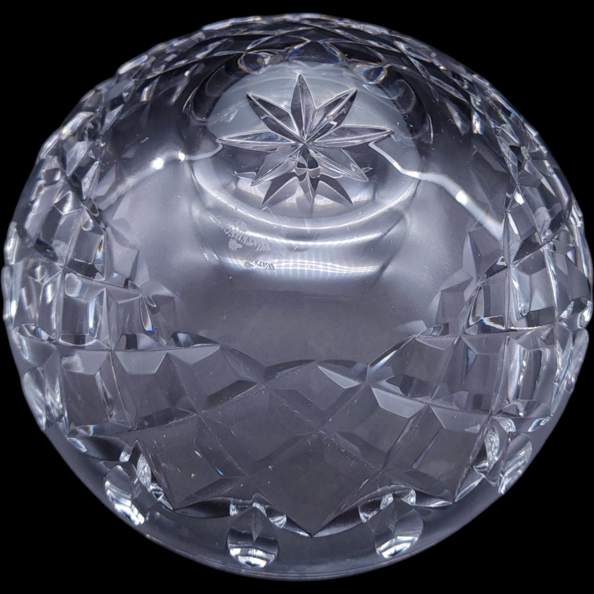 5" Waterford Crystal Kelsey Pattern Cut Glass Bowl