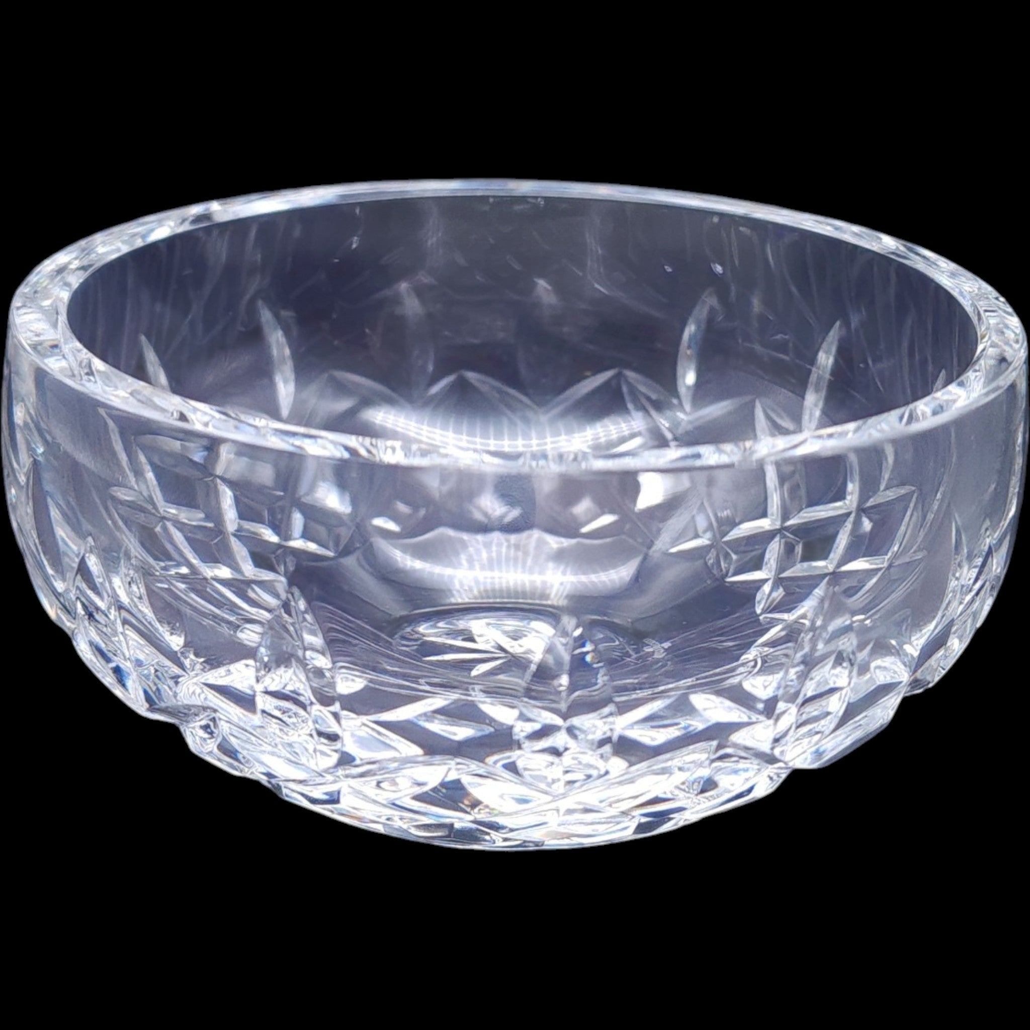 5" Waterford Crystal Kelsey Pattern Cut Glass Bowl