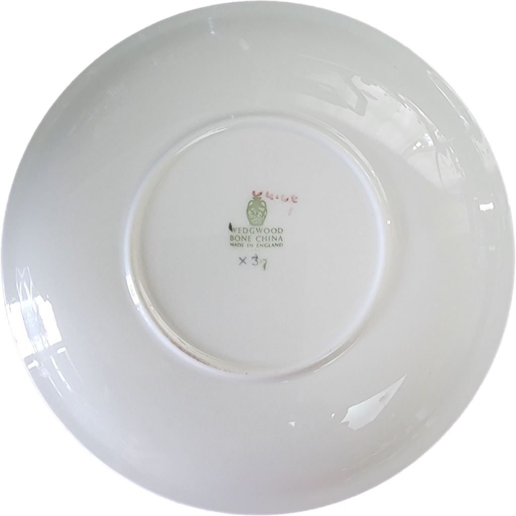 Wedgwood Partridge In A Pear Tree Gray Birds Gold Pears Bread & Butter Plate