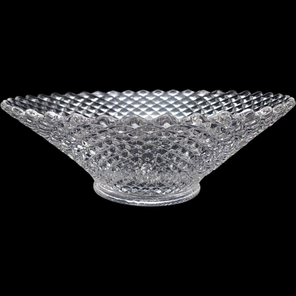Westmoreland Clear English Hobnail 11" Flared Glass Bowl