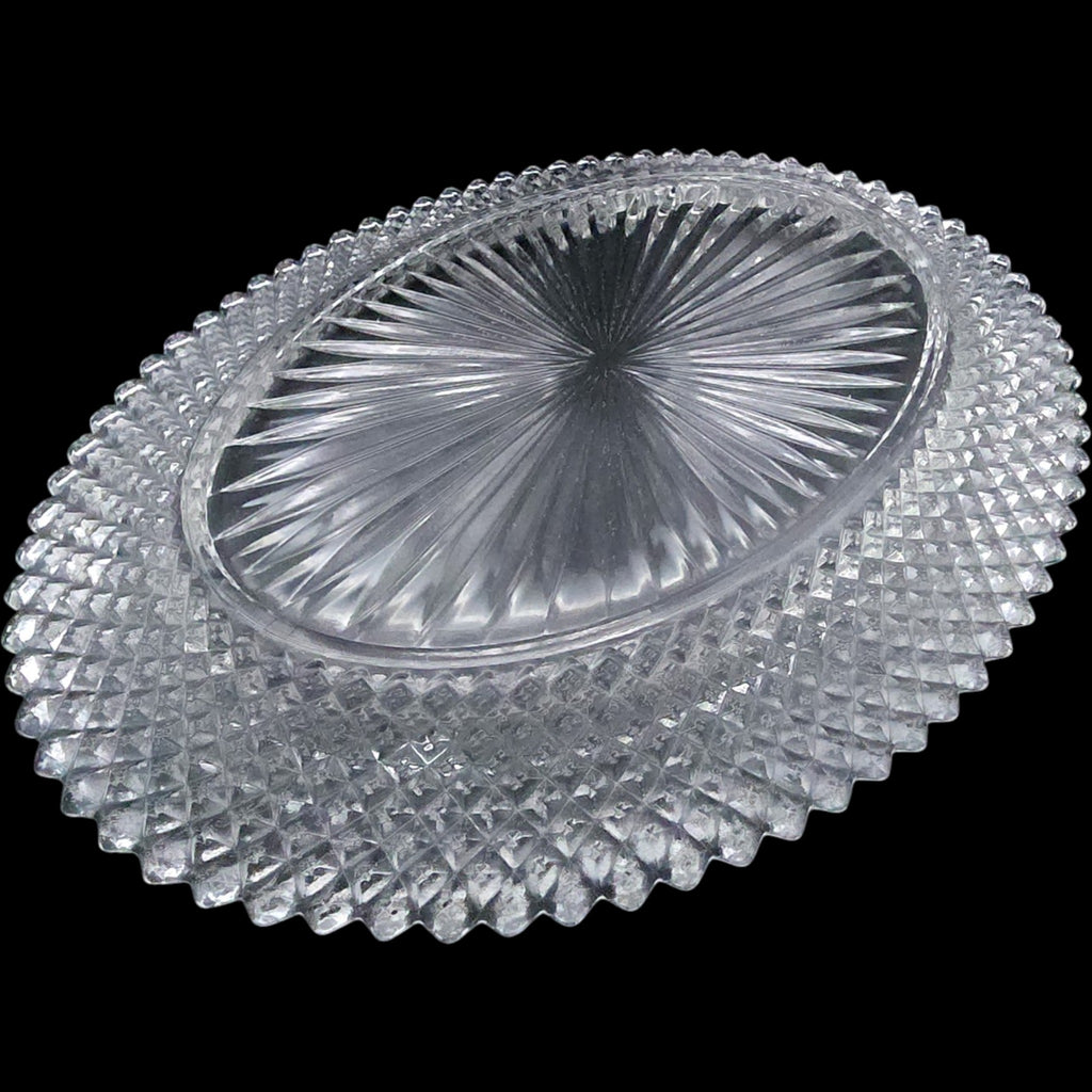 Westmoreland English Hobnail Clear Glass 12 Oval Platter