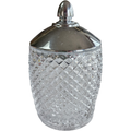 Westmoreland English Hobnail Clear Marmalade with Metal Lid