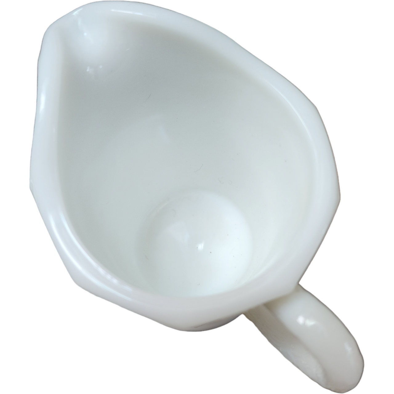 Westmoreland Paneled Grape Milk Glass Creamer