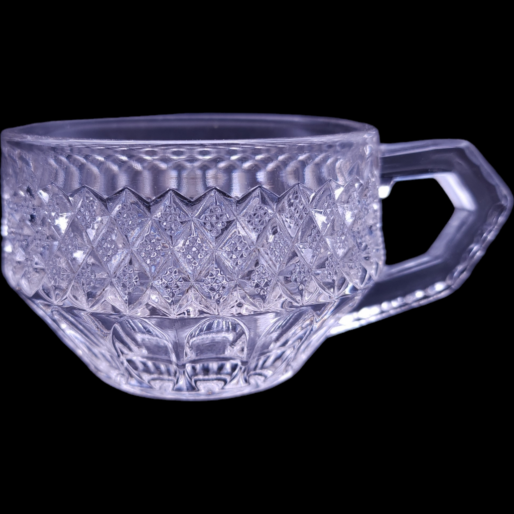 Westmoreland Waterford Clear Cut Flat Punch Cup