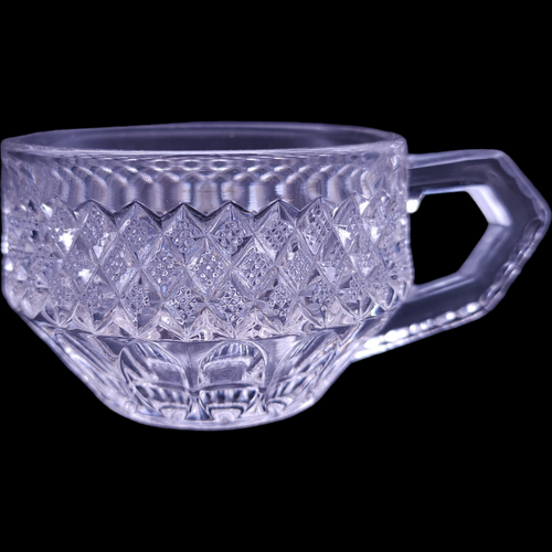 Westmoreland Waterford Clear Cut Flat Punch Cup