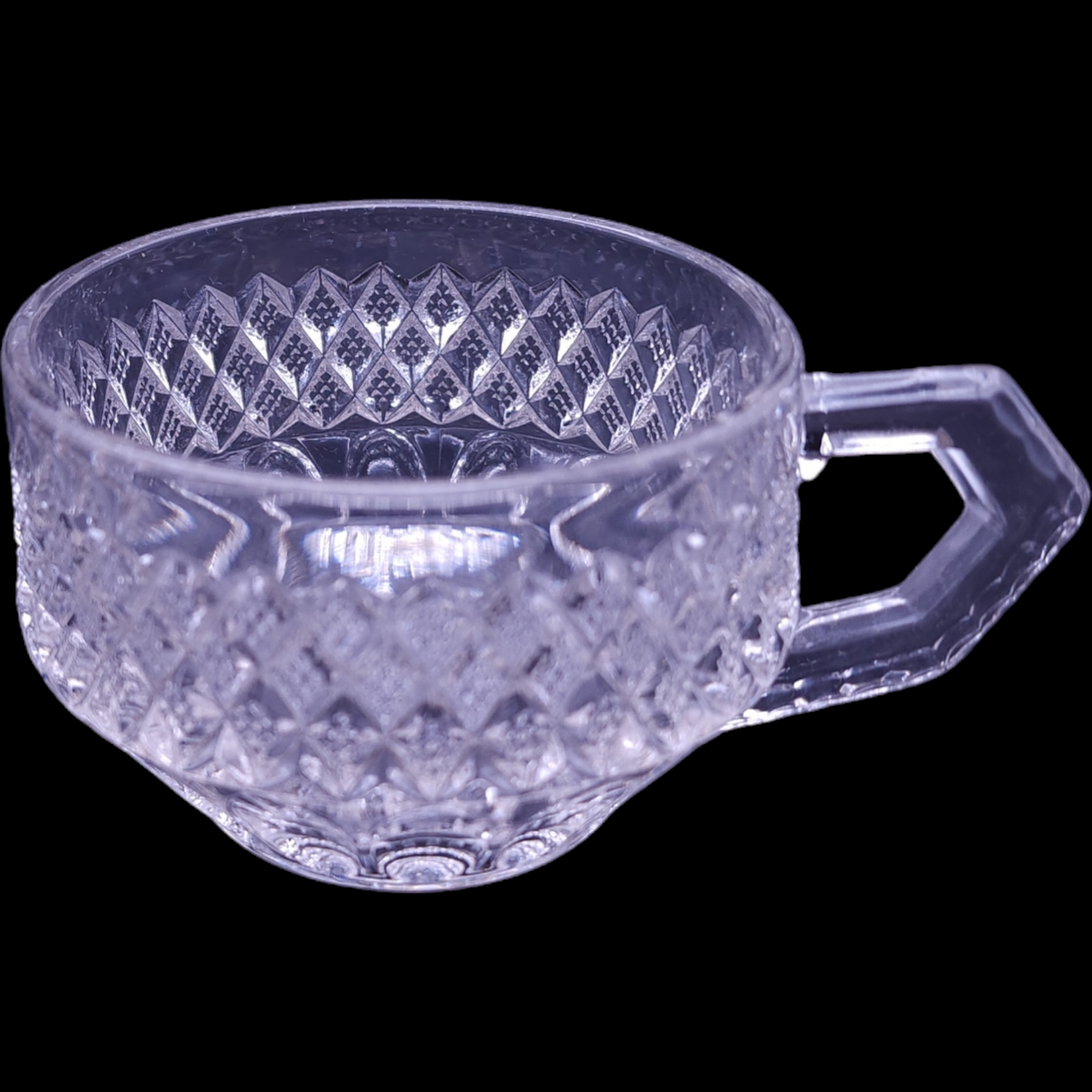 Westmoreland Waterford Clear Cut Flat Punch Cup
