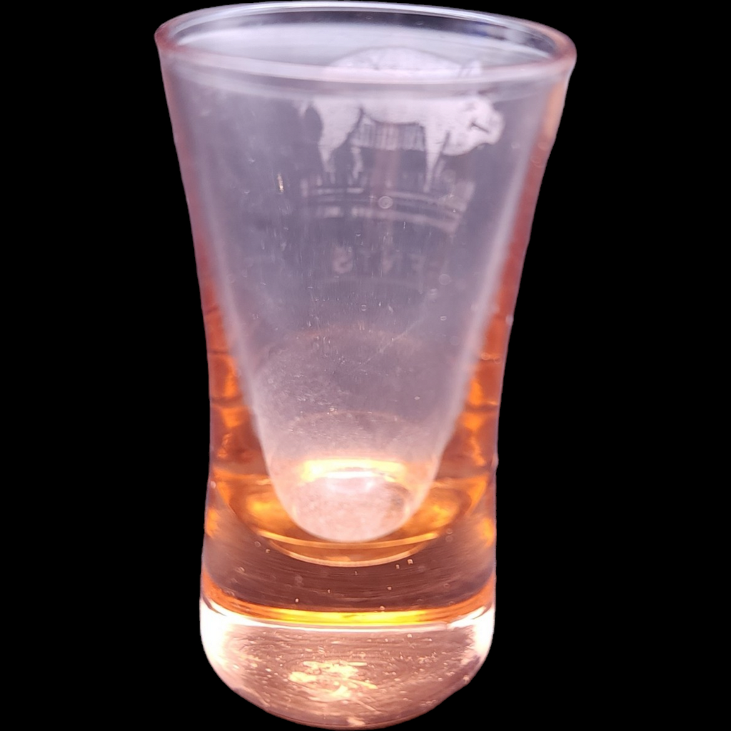 Whiskey Pig Gents Ladies Pink Shot Glass