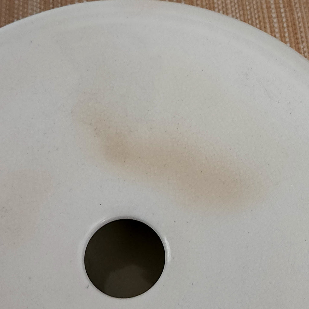 White Royal Ironstone China Spittoon Cuspidor