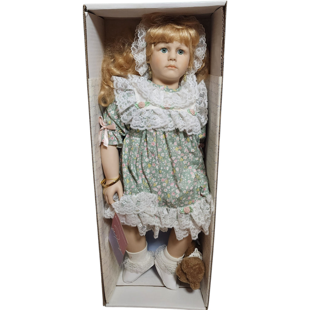 William Tung Collection Vinyl Cloth Girl Doll Patty 26" Collectible COA