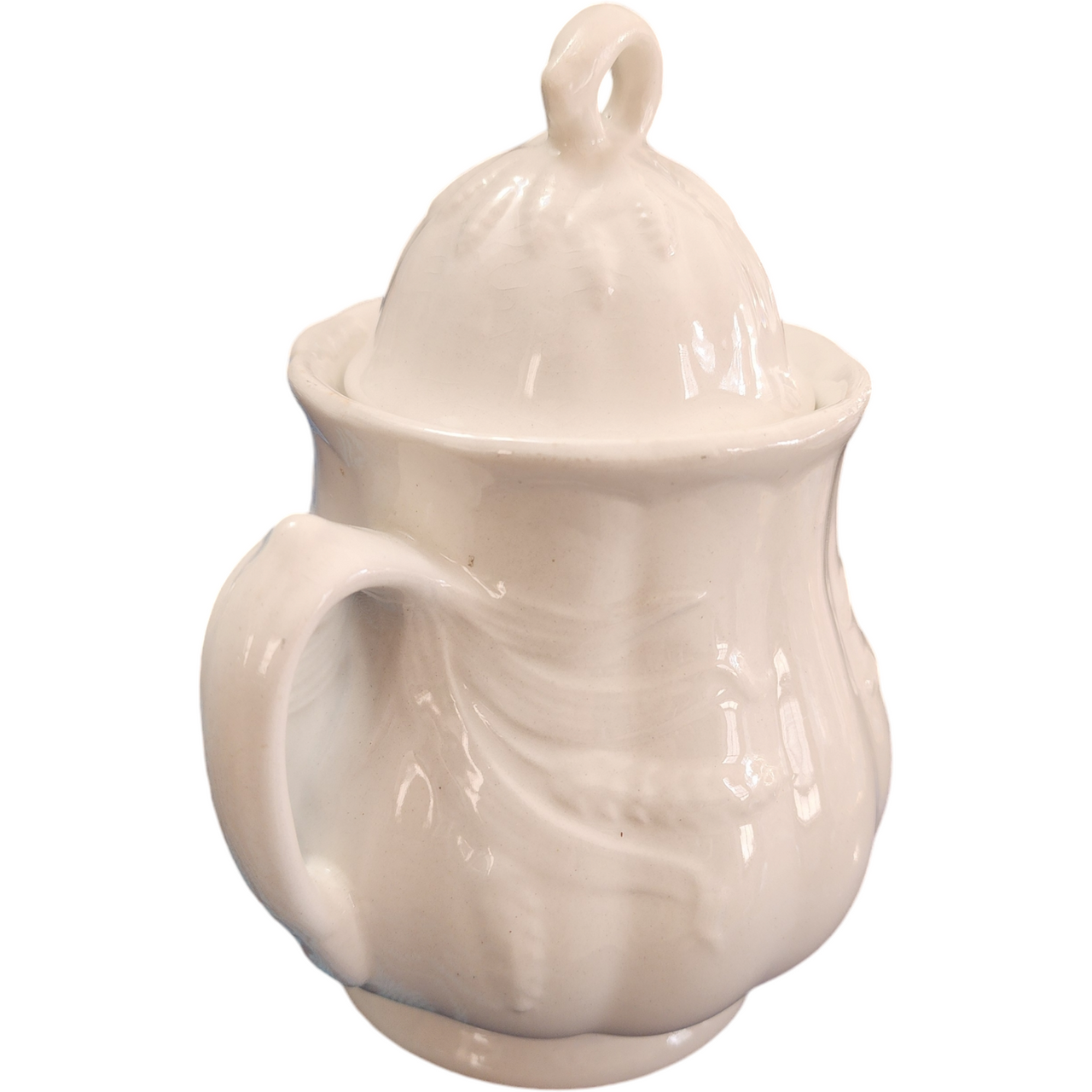 Wm Adams & Sons England Real Ironstone China Farmhouse Sugar Bowl