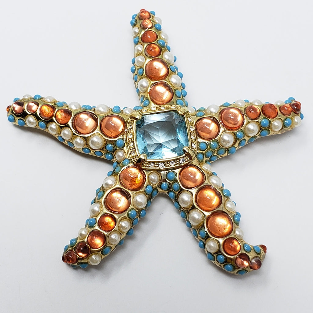 Kenneth Jay Lane Whimsical Starfish Demi Parure