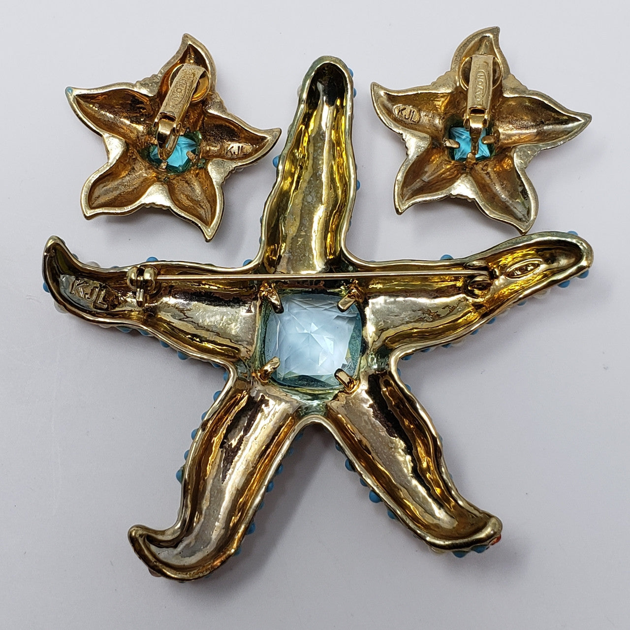 Kenneth Jay Lane Whimsical Starfish Demi Parure