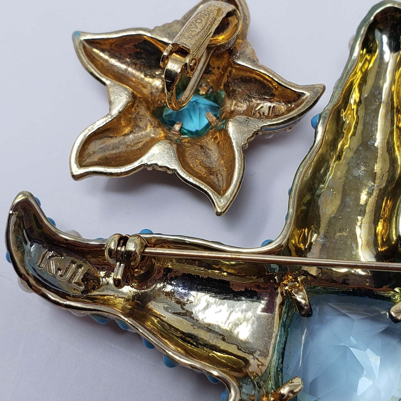 Kenneth Jay Lane Whimsical Starfish Demi Parure