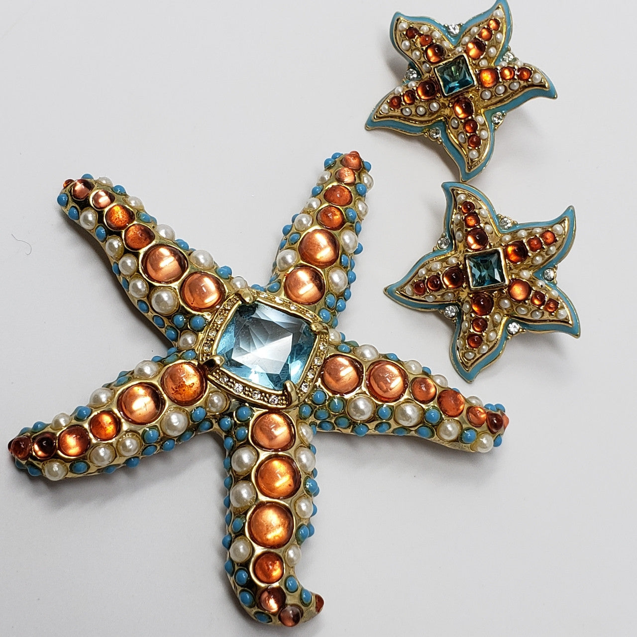 Kenneth Jay Lane Whimsical Starfish Demi Parure