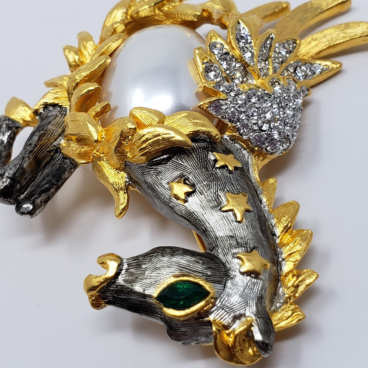 Kenneth Jay Lane Pegasus Horse Brooch