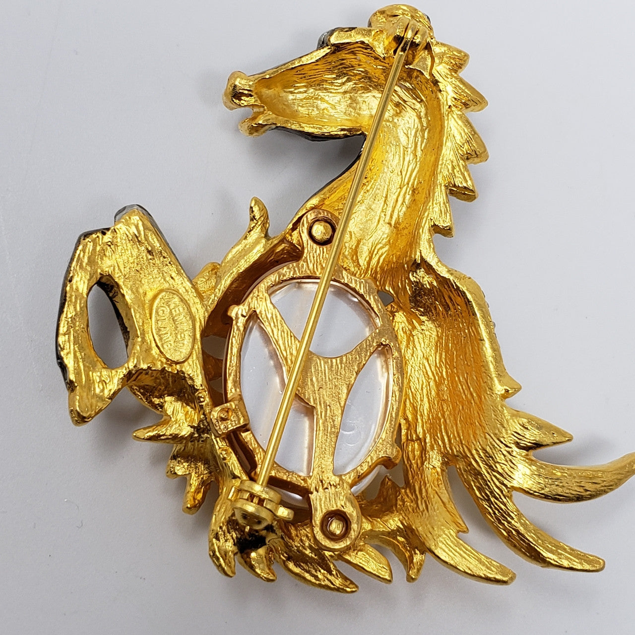 Kenneth Jay Lane Pegasus Horse Brooch