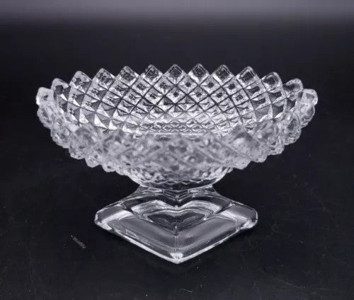 Westmoreland English Hobnail Clear Glass Individual Nut Dish Salt Dip